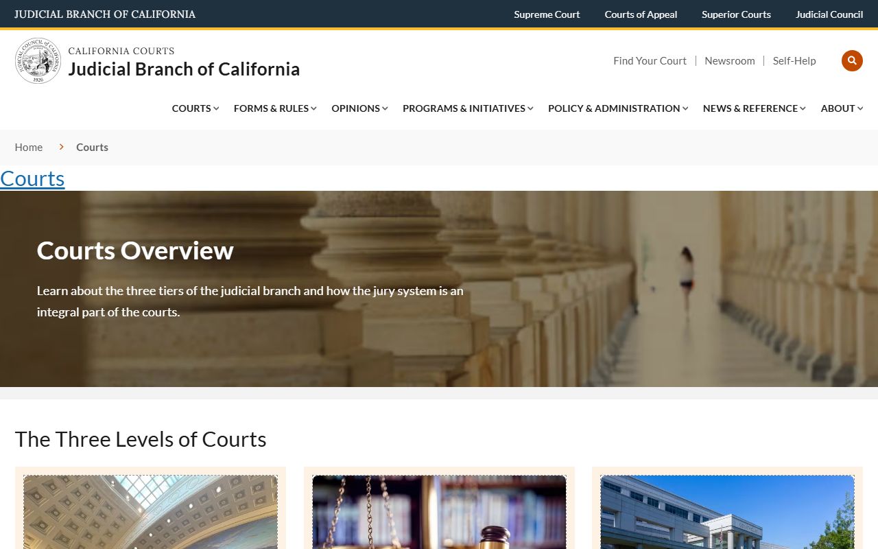 Los Angeles County Superior Court within Judicial Branch of California overview